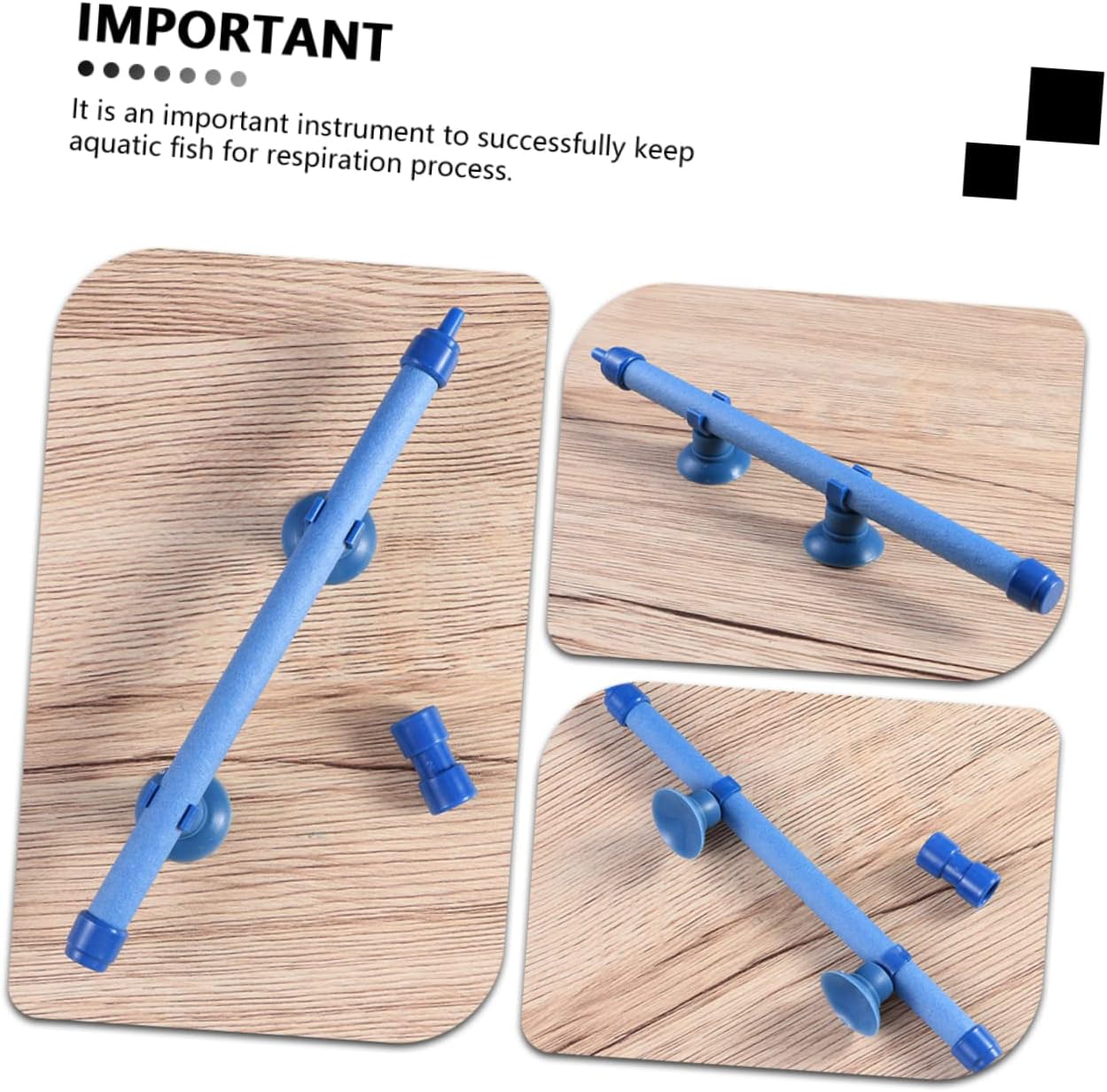2pcs for Fish Tank Aquarium Bubbler Oxygen Easy to Clean Convenient for Essential Air Pump Accessory
