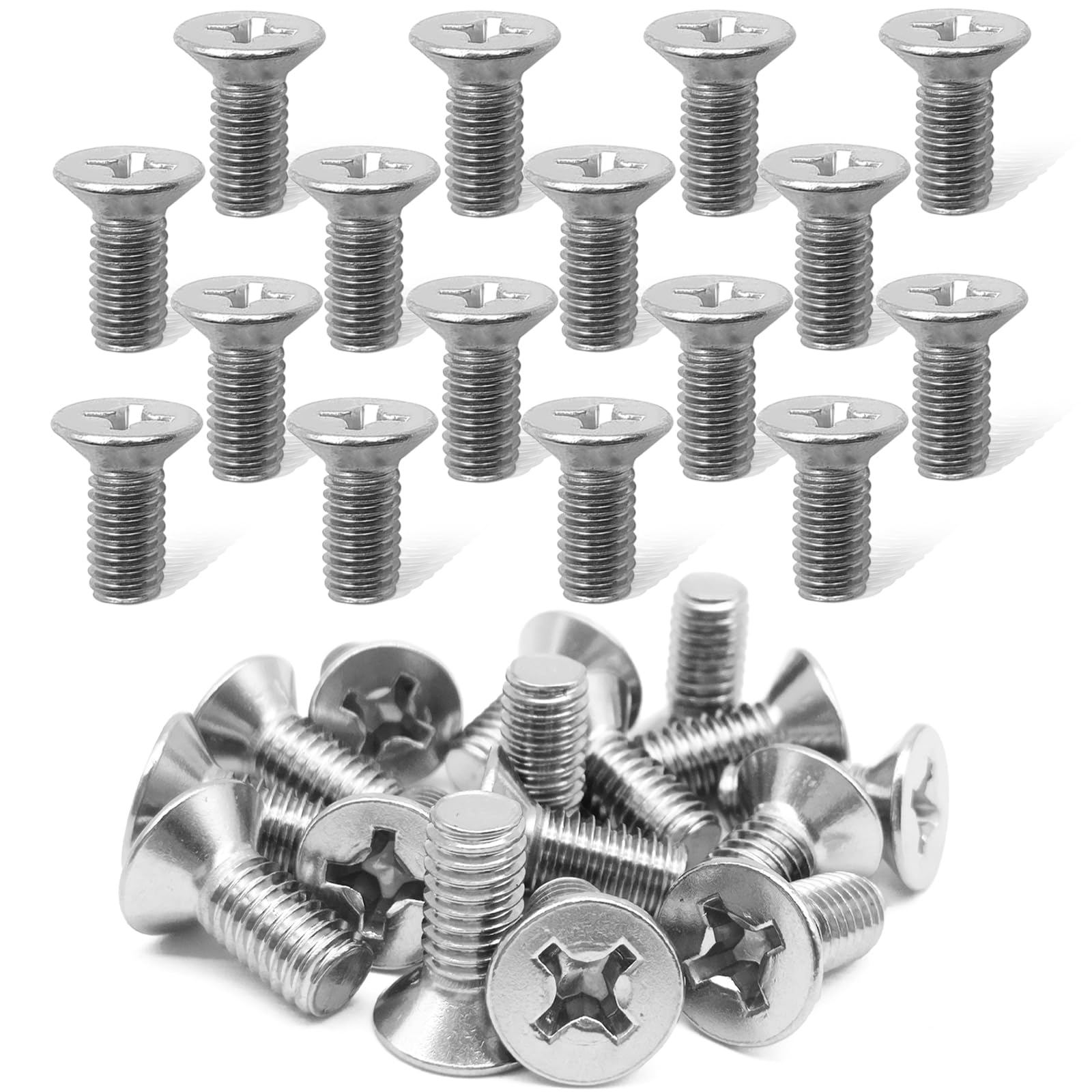 16Pack Stainless Steel Brake Disc Rotor Screws, Stainless Steel Retaining Screws for Front and Rear by Mission Automotive, Compatible with for Honda, Acura, Hyundai and Kia Models-image-29