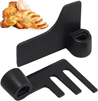2 Pack Bread Maker Paddles Panasonic For Models For Sd 255 Sd 256 Sd 257 ForMore Non Stick Teflon Flat Rye Kneading Blades For Optimal Mixing