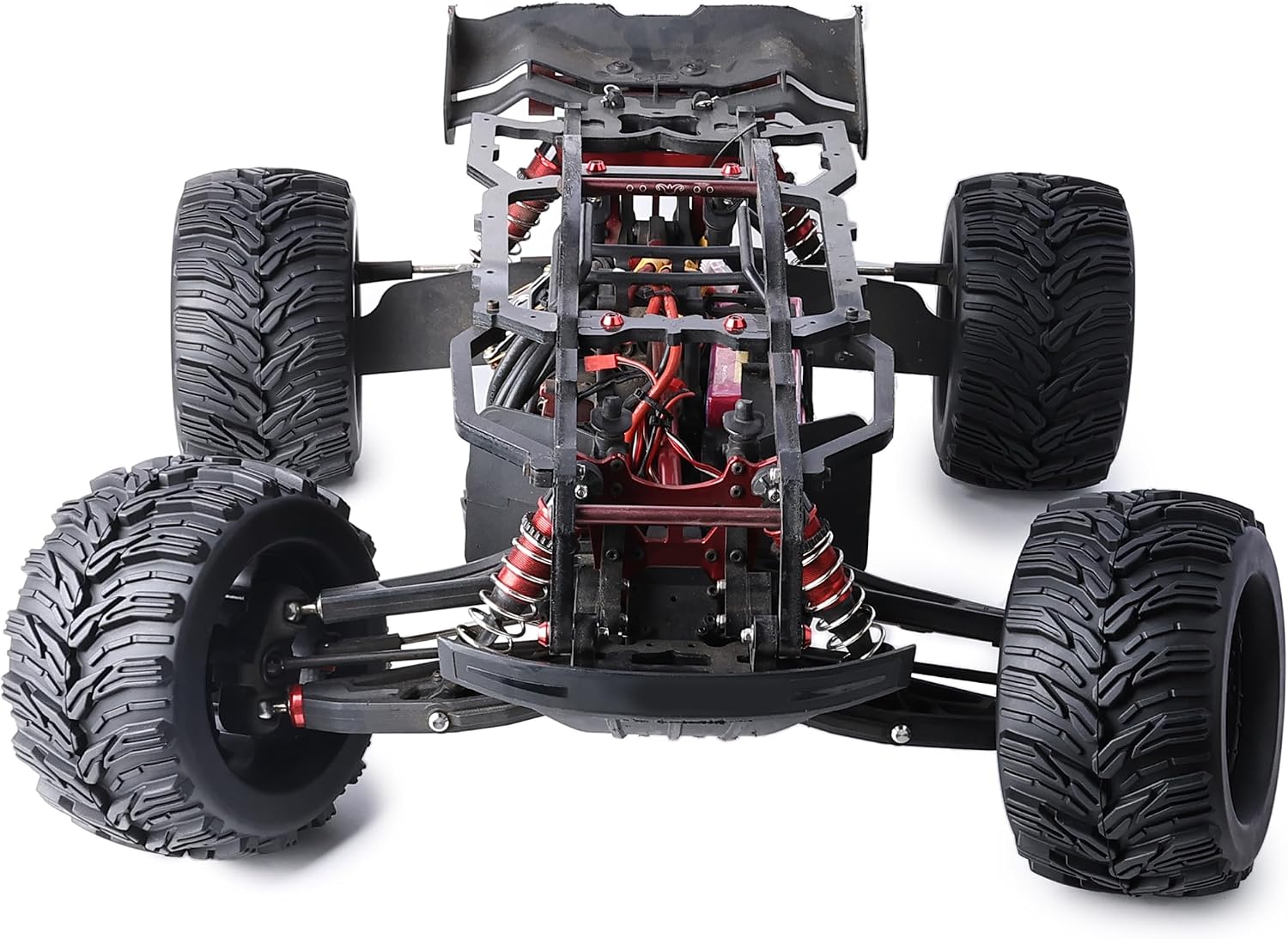 Preglued Larger 17mm Hex 1/8 RC Truck Wheels Tires 3.8“ RC Monster Truck Tyres for 1/8 Summit ERveo 1/8 Arrma 6S Kraton Outcast Notorious 1/7 6S Big Rock Redcat HPI 1/8 Savage JLB Cheetah