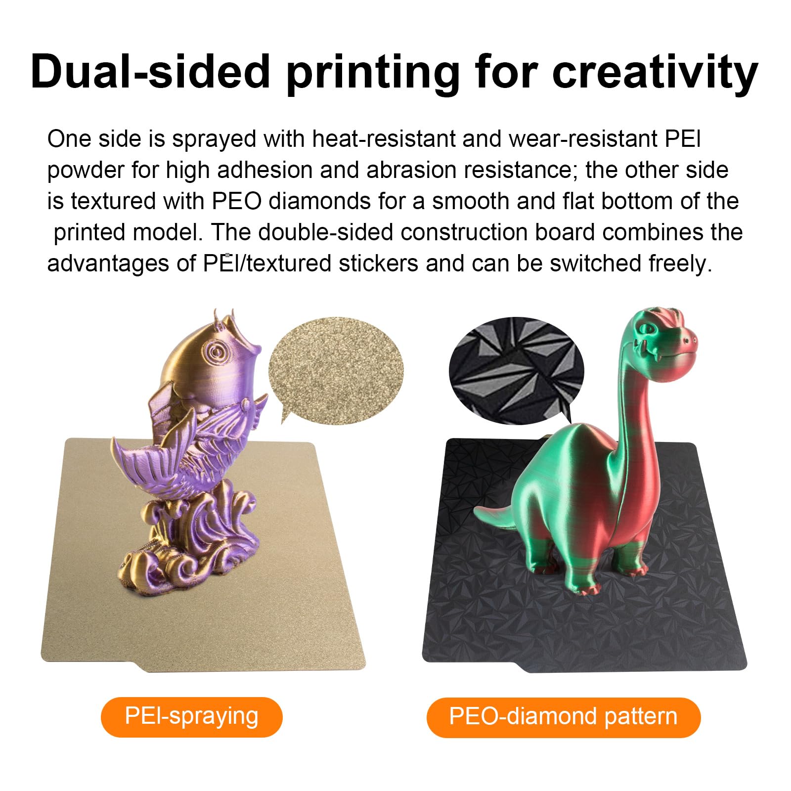 Piastra PEI Magnetica Per Stampanti 3D Bambulab - 260x260mm, Flessibile, Antiadesiva - Foto 7