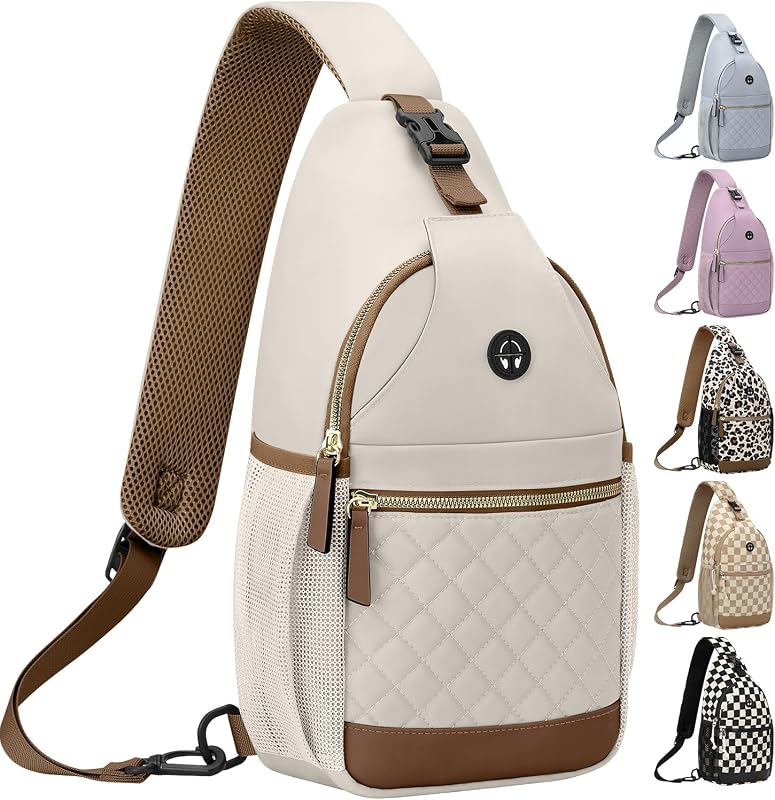 Vankor Hands-free Crossbody Sling Bags for Women Stylish Cute Look | Well-organized, Quick Access,Comfortable Fit, Portable, Weather-Resistant Crossbody Purses for Women