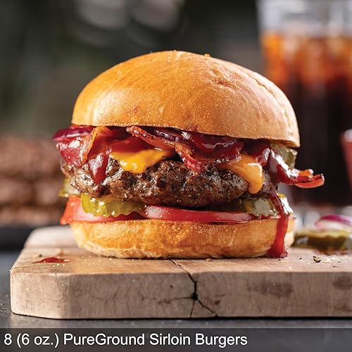 Miniatura 8 de Omaha Steaks Favoritos PureGround Burger Flight (4 hamburguesas PureGround Filet Mignon, 4 hamburguesas de solomillo PureGround, 4 hamburguesas