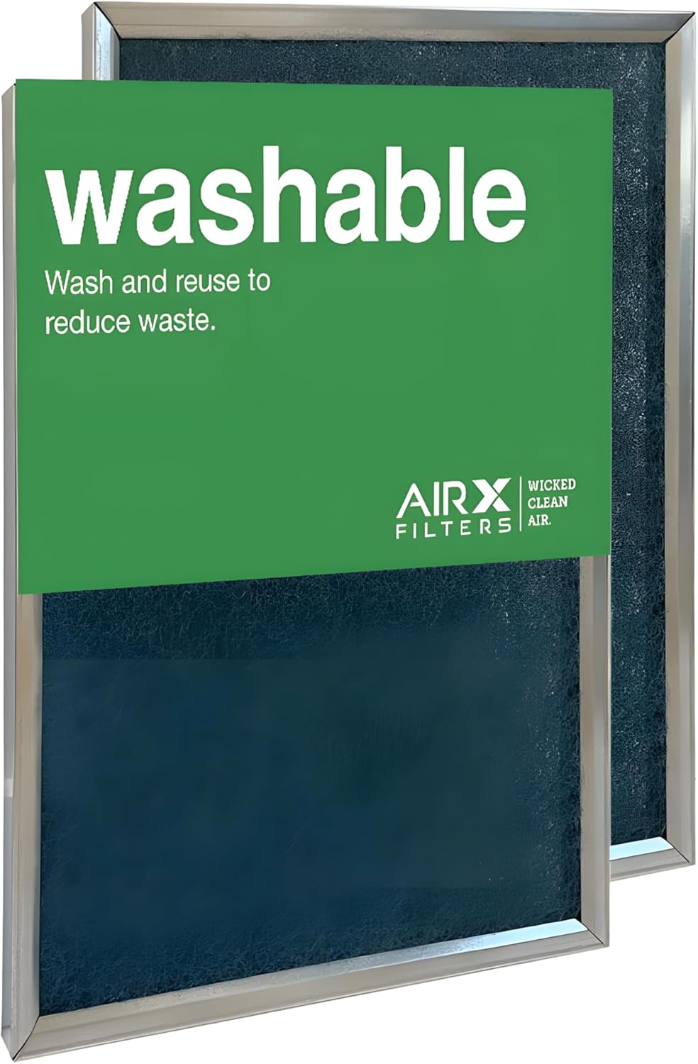 AirX Filters Replacement For KFAFK0212MED - 16 1/2x21 1/ 2x1 Washable Filter, 2-Pack