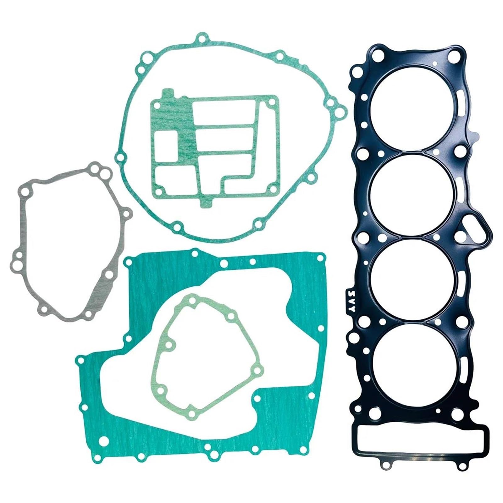 Kit riparazione guarnizioni Accessori Moto Testata Cilindro Coperchio Coperchio Coppa Olio Kit Guarnizioni Set Per Yamaha Per YZFR1 2004-2006