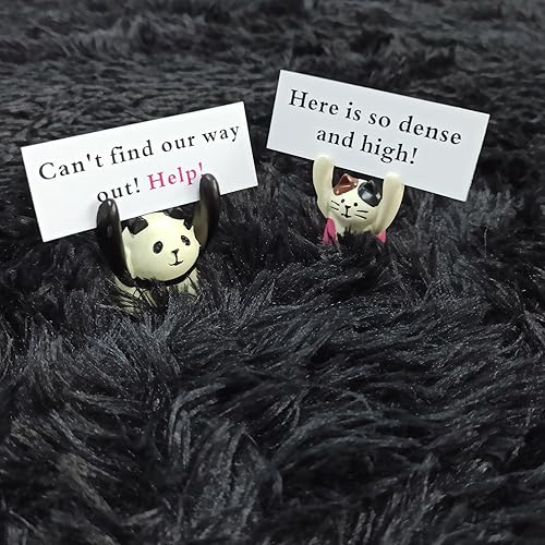 Miniatura 5 de Alfombra súper esponjosa de 2 x 3 pies, alfombra de felpa antideslizante para sala de estar, habitación de los niños, alfombra moderna y suave para