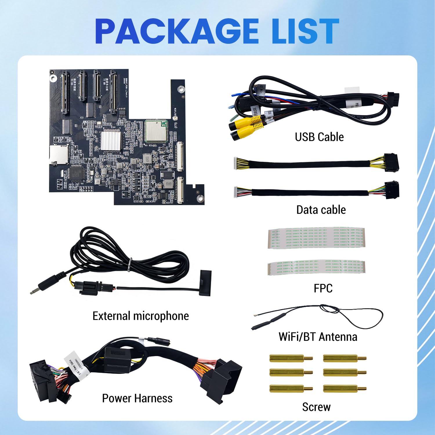 HMYC Module CarPlay sans Fil et Android Auto PCM 3.1 pour Porsche Panamera, Cayenne, Macan, Cayman, Boxster, 911, 718, Compatible avec caméra de recul, MirrorLink et Commandes d’Origine du véhicule