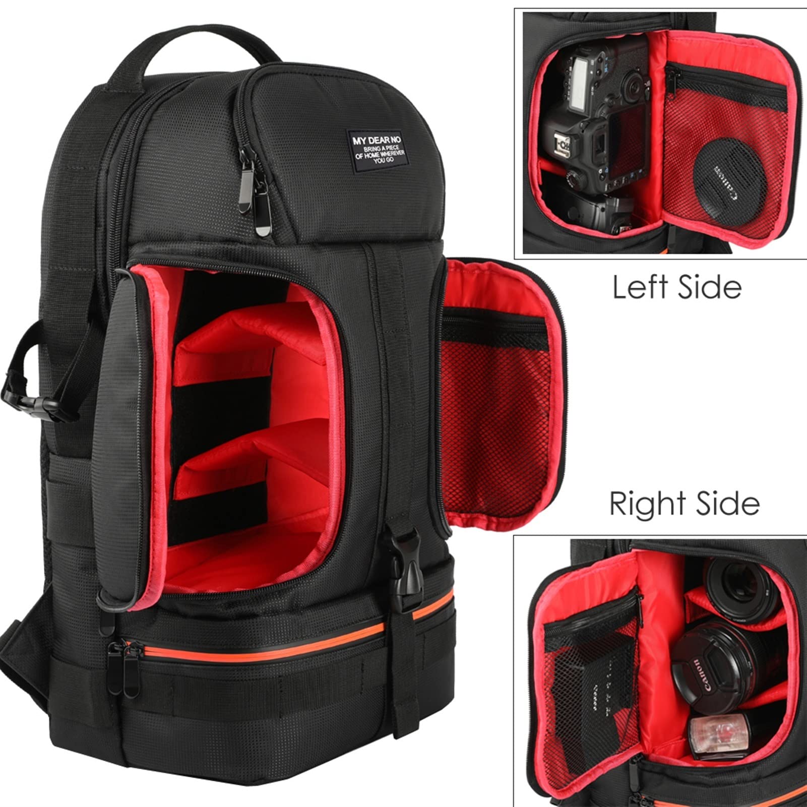SLR Wodoodporny plecak na aparat, torba na statyw z reflektorem, odpowiednia do torby na laptopa o przekątnej 15,6 cala, zdjęcia SLR, nadaje się do Canon Fit for Nikon Fit for Sony Camera Bag