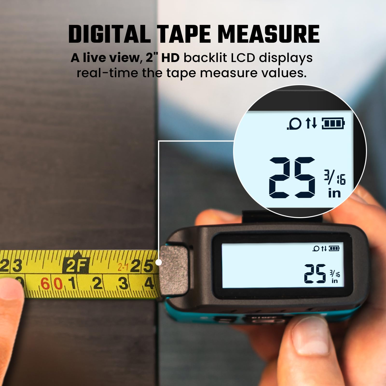 MiLESEEY DT20-APP Laser Entfernungsmesser 40m mit App & Maßband | 3-in-1,40m Laser, 5m digital Maßband & App,4 Einheiten,Fläche/Volumen/Pythagoras,Akku,Für Heimwerker & Profis