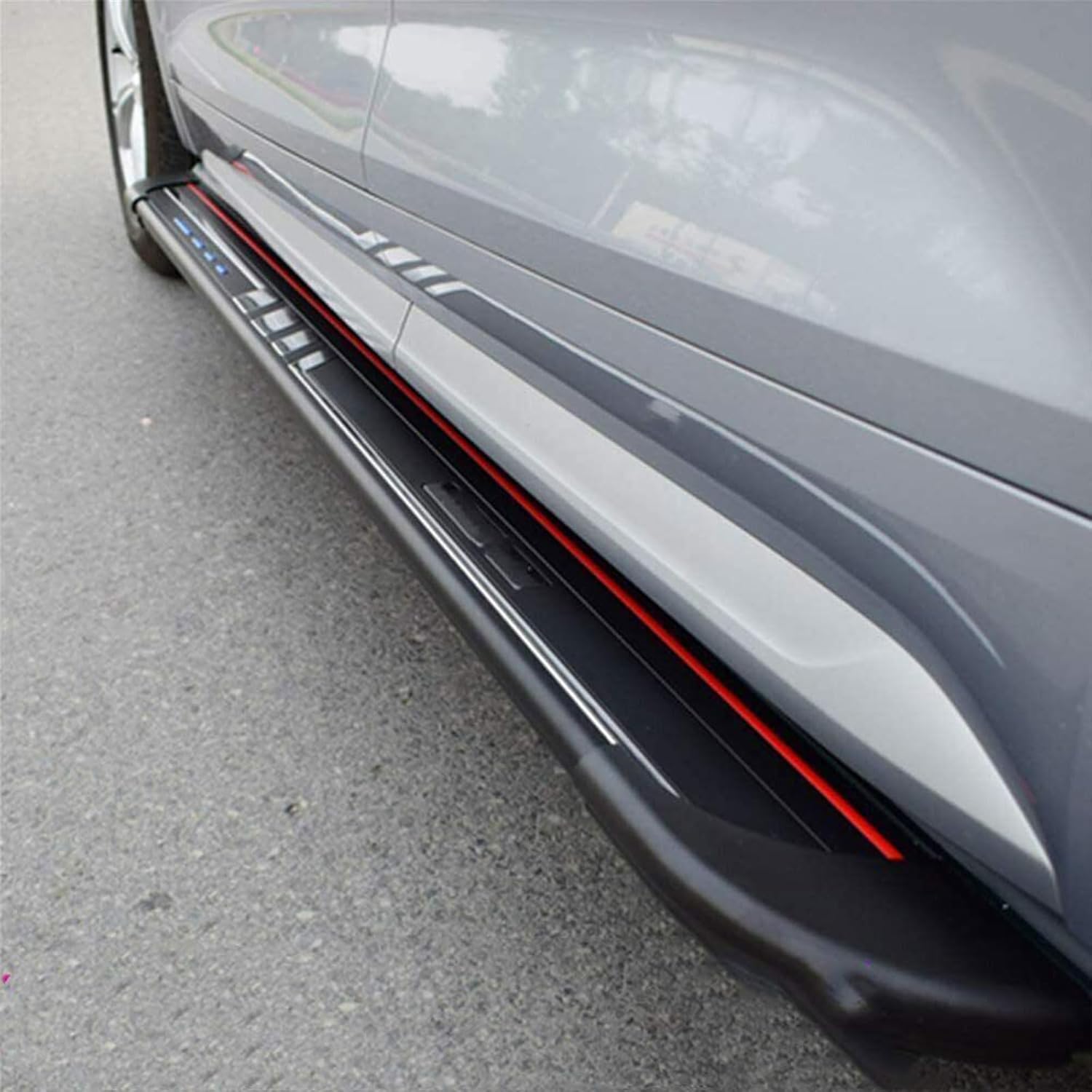 2Pcs Running Boards Compatible with Honda Ridgeline 2017-2024 2025 Aluminium Side Steps Nerf Bars Pedal Protector with Brackets