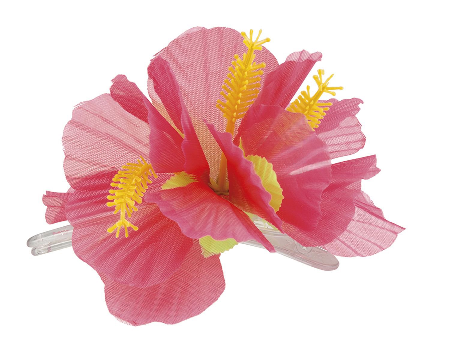 Boland Haaraccessoire Hibiskus-Blüte – Rosa, Mit Haarklammer, Ca. 10 Cm, Für Sommerliche Looks & Partys