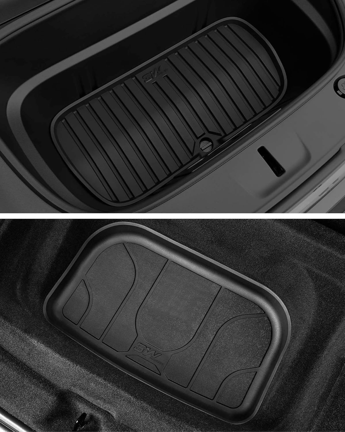 3W Tapis de Sol Tesla Model Y Juniper 2025-2026 Kit 10 pièces | Pas pour New Standard 2026, Thorex™ Premium, Toutes Saisons, Antidérapant et Imperméable, Tapis Voiture et Coffre