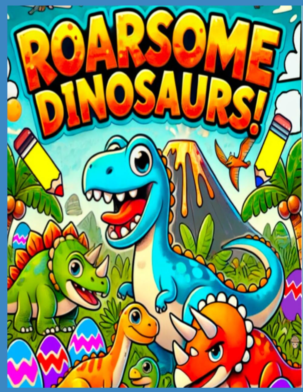 Roarsome Dinosaur Colouring Fun
