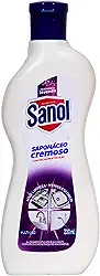 Limpador Multiuso Cremoso Lavanda - Saponácio, Sanol, 200ml, Roxo