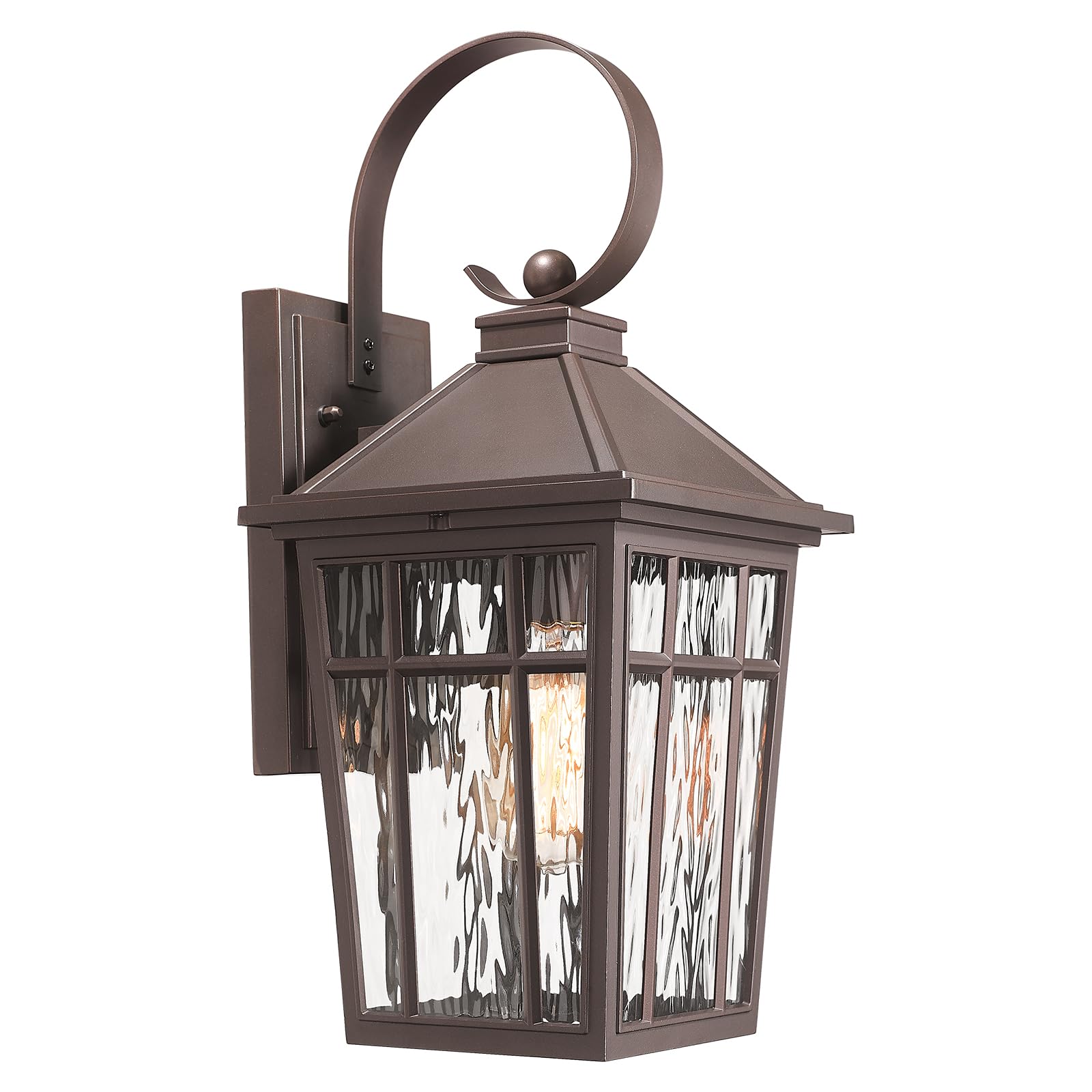 Photo 1 of Luminzone Outdoor Porch Light, Oil-Rubbed Bronze Wall Sconce