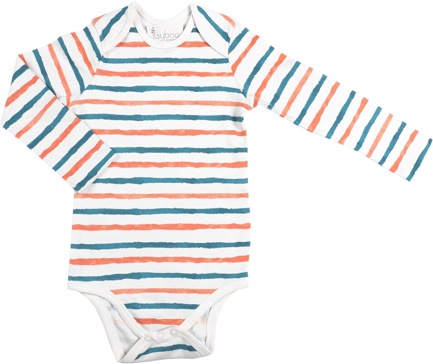 Itsyboo by Waterlemons FULL SLEEVE ONESIE SRTIPE HYPE