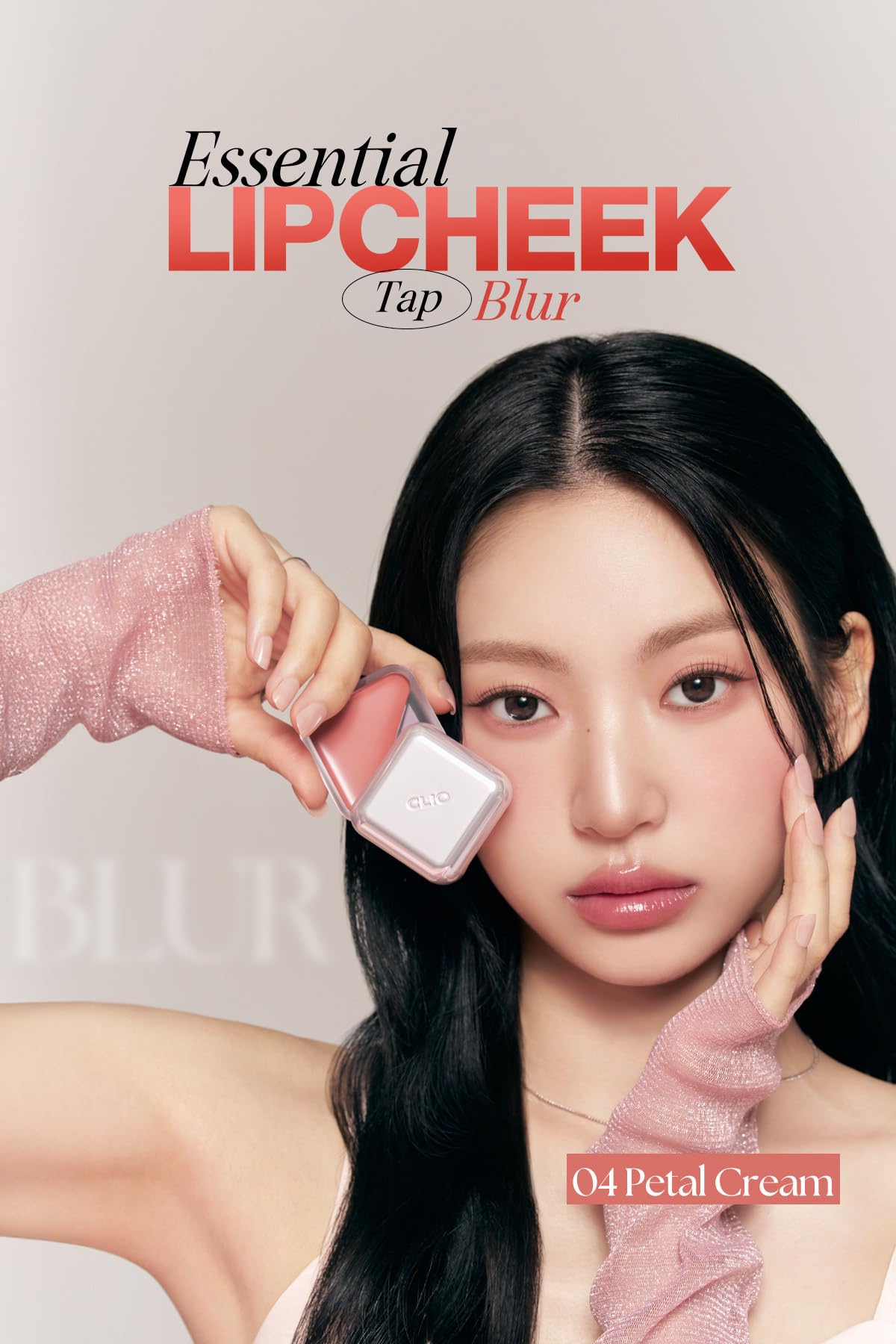 CLIO, Dudak ve Yanak Renklendirici, Pürüzsüz Mat Balm Essential Lipcheek Tap Blur (04 Petal Cream)