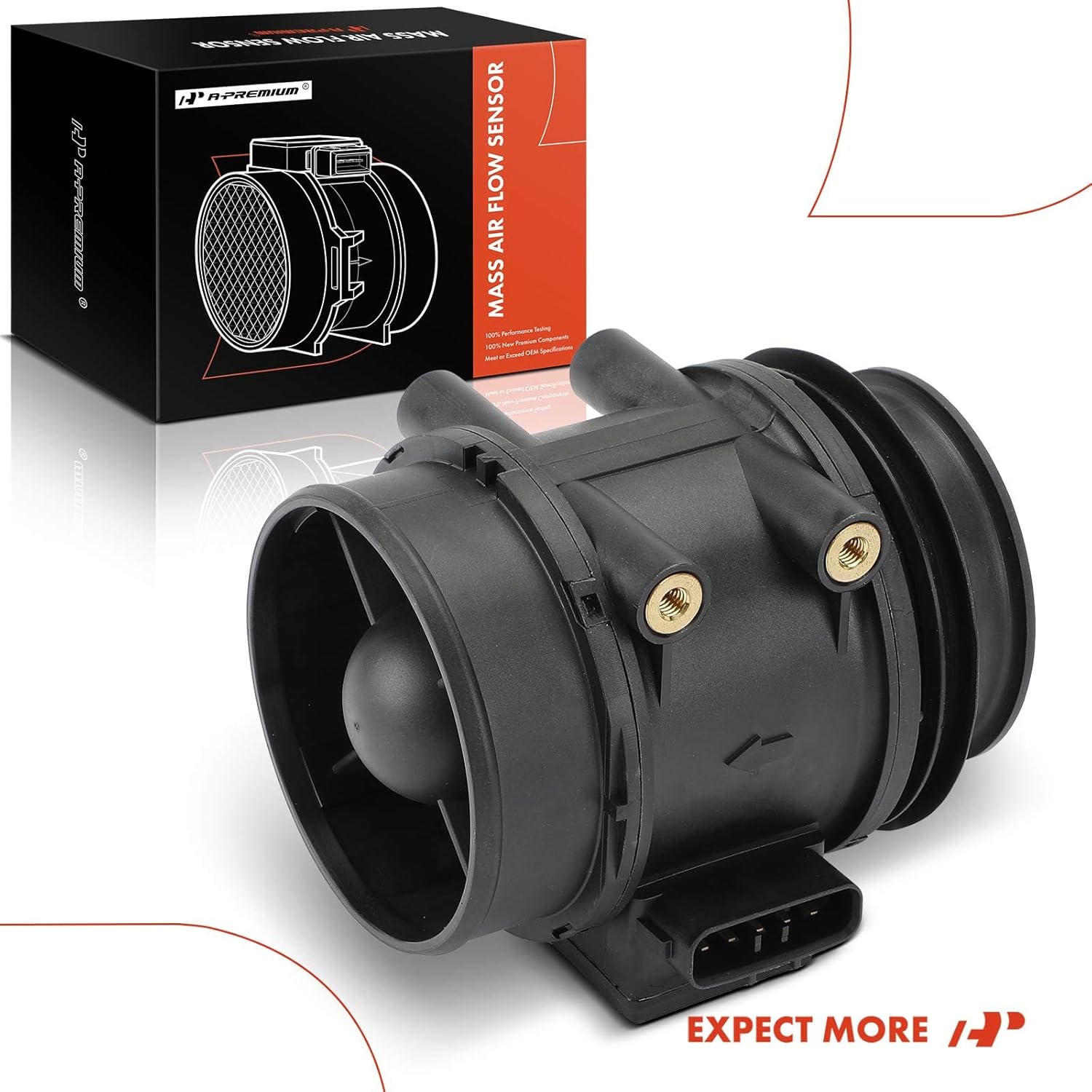 A-Premium Mass Air Flow Sensor Compatible with Jaguar XJ8 1998, Vanden Plas 1998, XK8 1997-1998, 4.0L