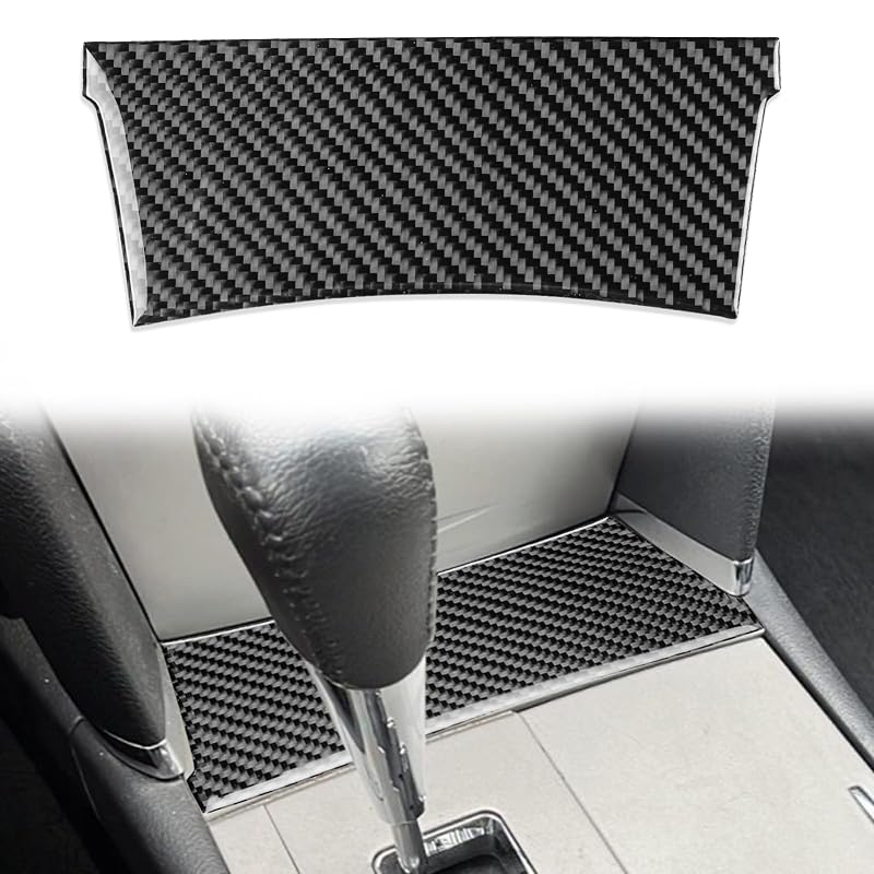 Adesivo de acabamento em fibra de carbono para interior Toyota Camry 2007 a 2011 HJGHR Preto 2