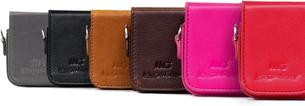 Megagear Canon Powershot G9 X Mark I, G9 X Leather Camera Case With Strap - Brown - MG655