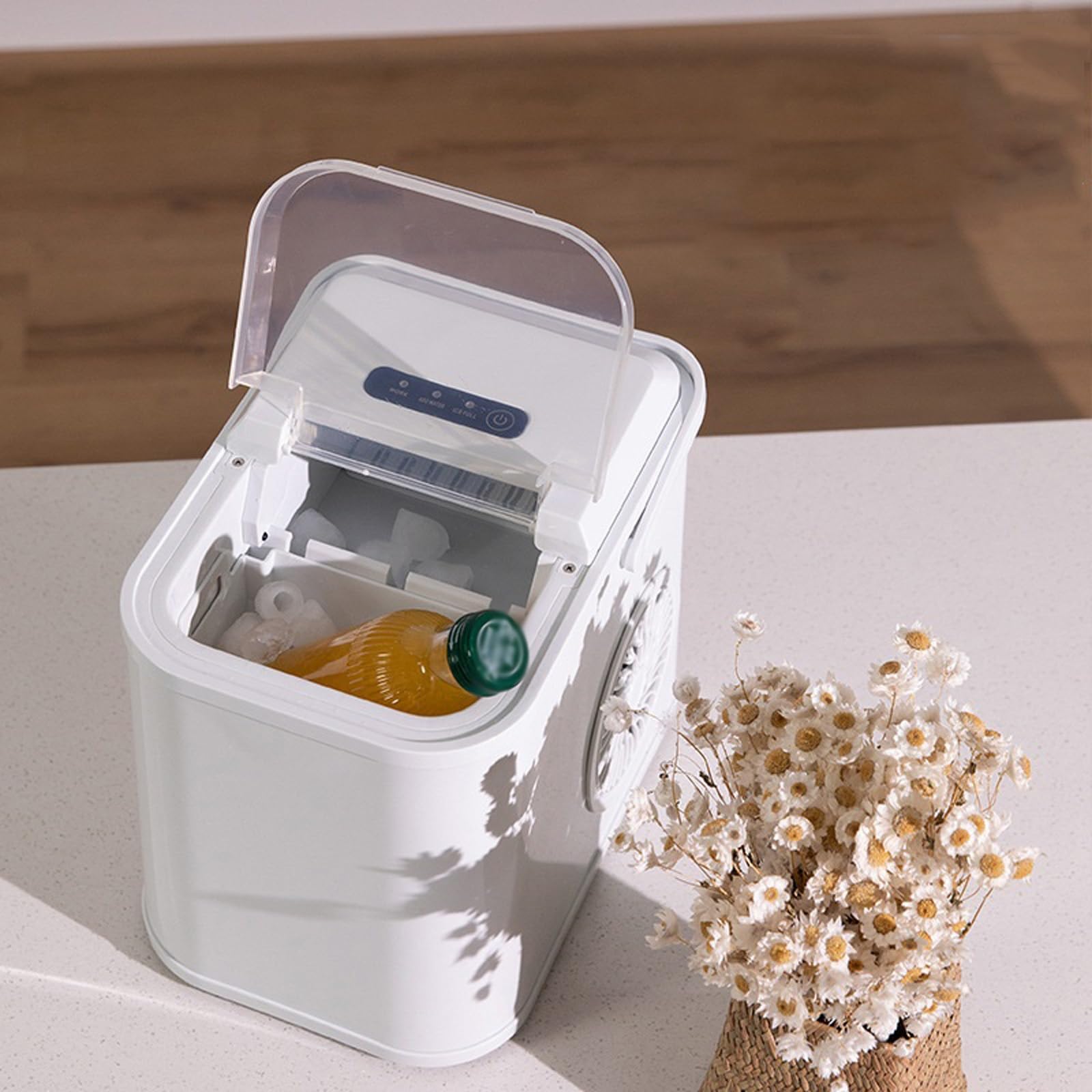 Bengaoth-O Countertop Ice Makers, Countertop Ice Maker Machie Water Dispenser Cycle Auto Water Supply Freezer Home Appliance For Kitchen Office Bar,For Home Party on Fridge.com - View 5