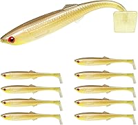 Vista 20 de TRUSCEND Easy Catch Pre-Rigged Soft Lures, Unique Vibrating Swim Action and Trembly Sinking Move for More Bites, Amazing Soft Swimbait for Family
