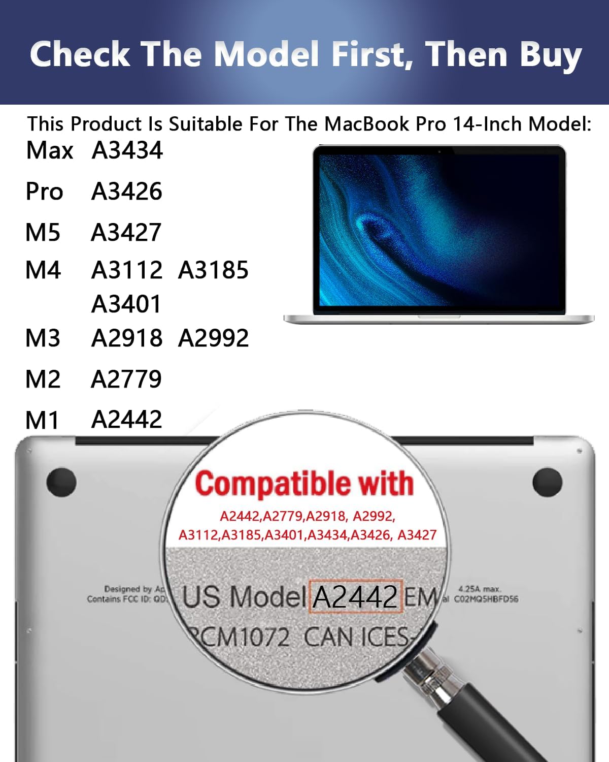 Magnetic Privacy Screen Protector for MacBook Pro 14'' (2021-2026, M1-M5) image 2