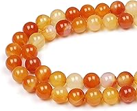 Vista 23 de MJDCB Cuentas de Amatista Natural de Ensueño Redondas de Piedra Cuentas Sueltas para Hacer Joyas 15" (8mm)