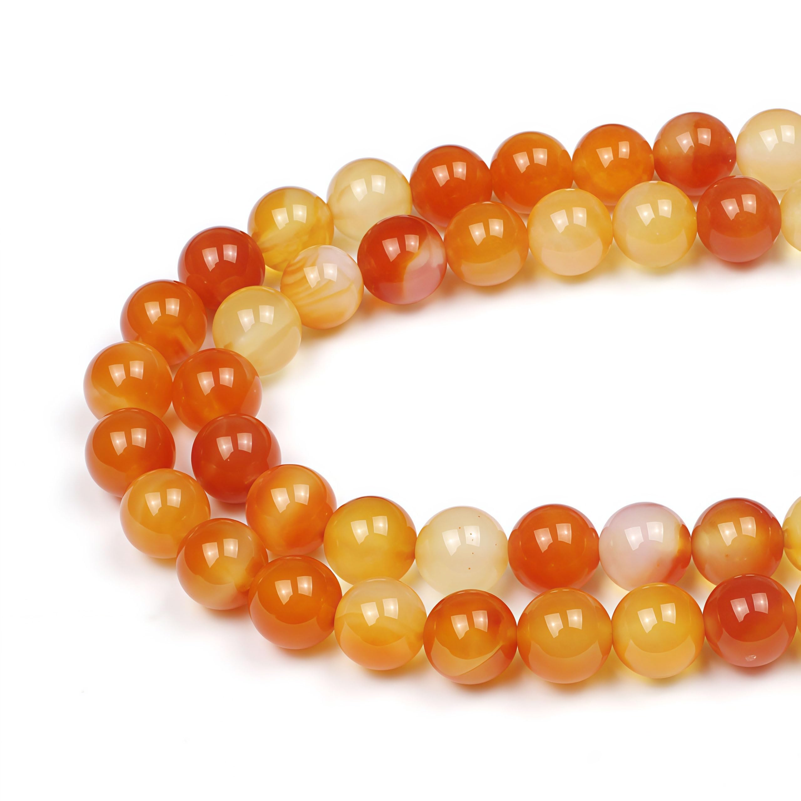 MJDCB 10mm 35 piezas Cuentas de Piedra Turquesa Redondas Sueltas Piedras Semipreciosas para Hacer Joyas Pulseras Collares — view 37