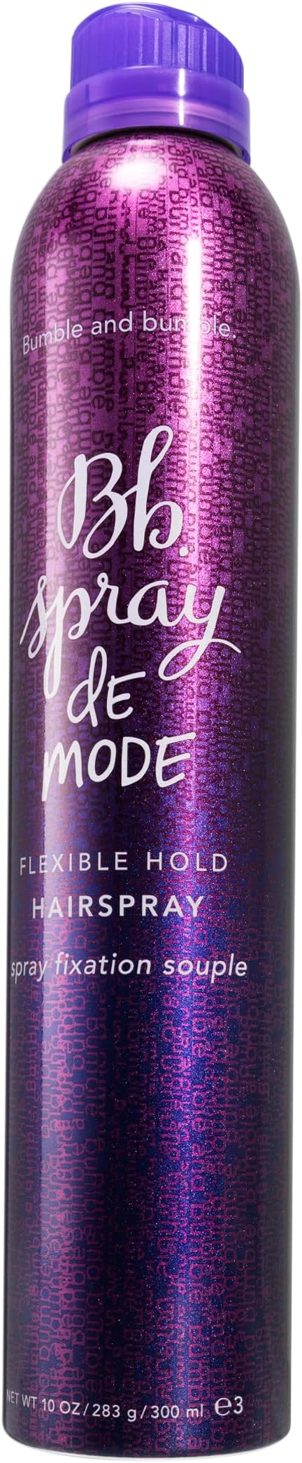 Spray de Mode Flexible Hold Hair Spray | Flexible, Brushable Hold + Workability | Curly, Wavy, Straight