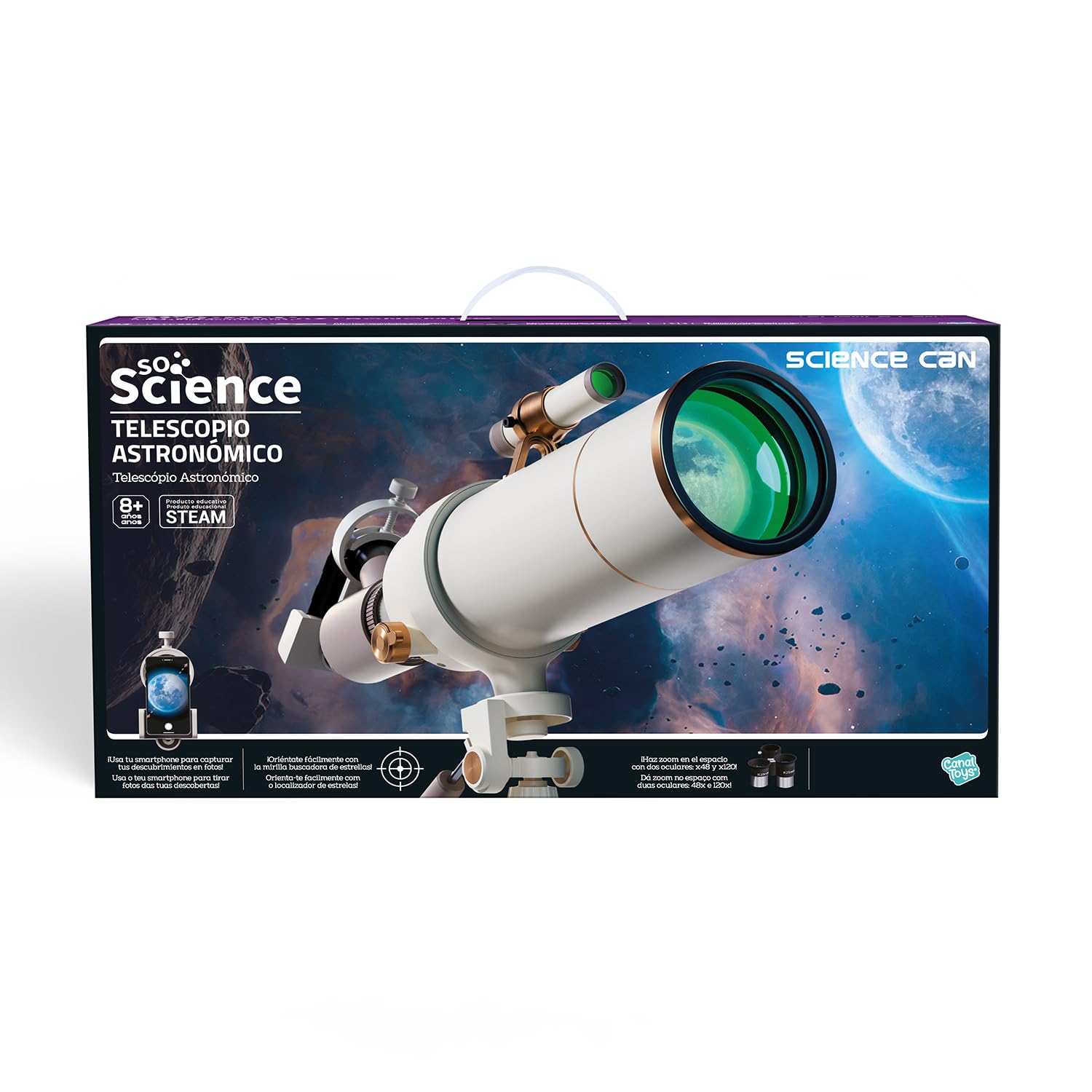 Canal Toys - So Science - Telescopio Astronómico - COS 002
