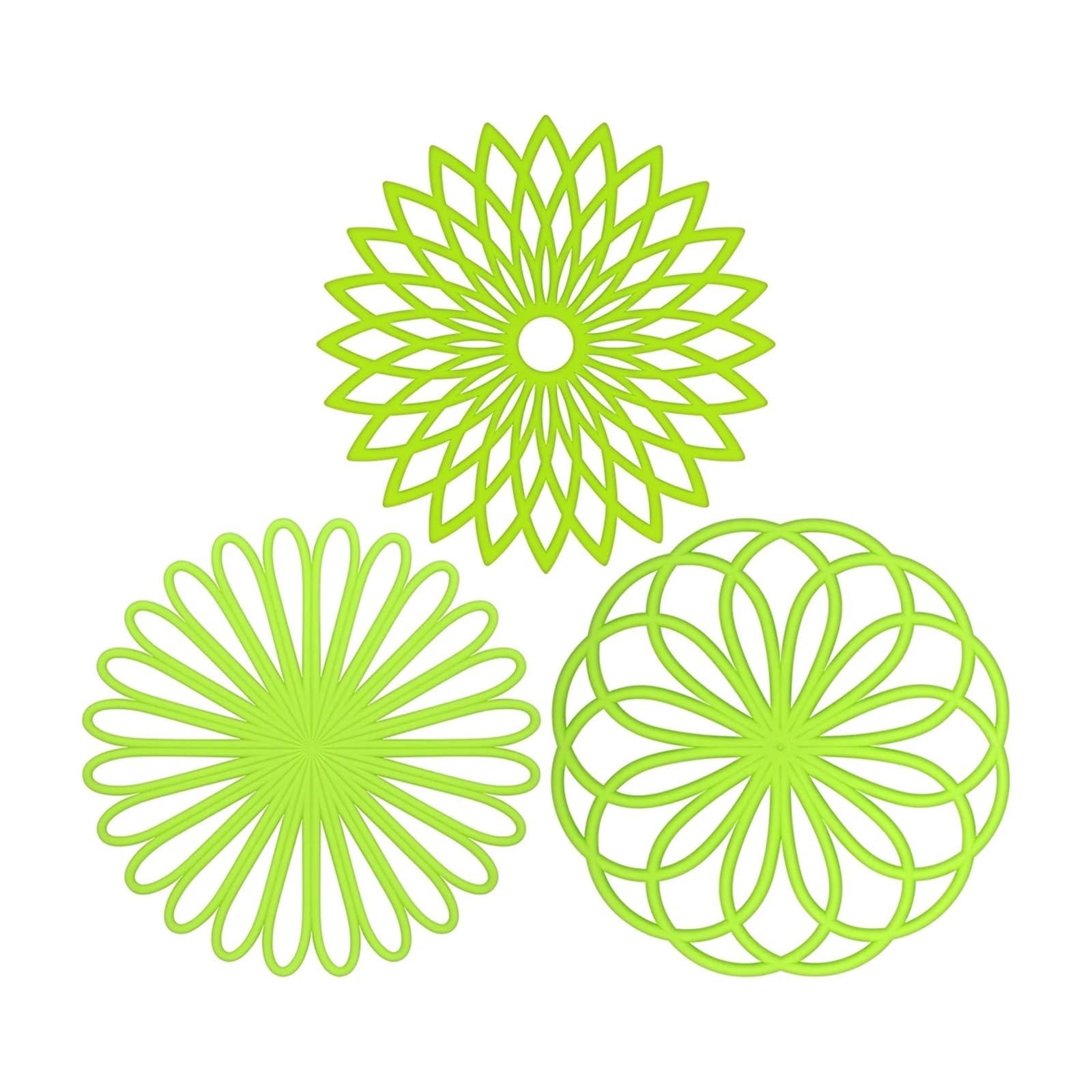 Accessoire de cuisine haut de gamme et dessous de plat design vert pastel