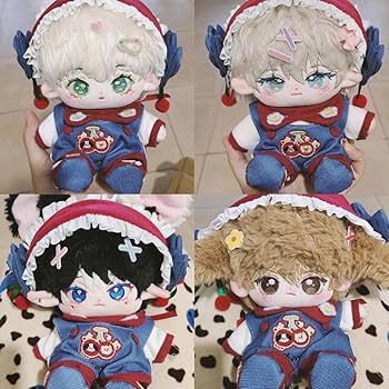 Amazon.co.jp: 20cm ぬいぐるみ服 チェリー サロペ ヘッドドレス