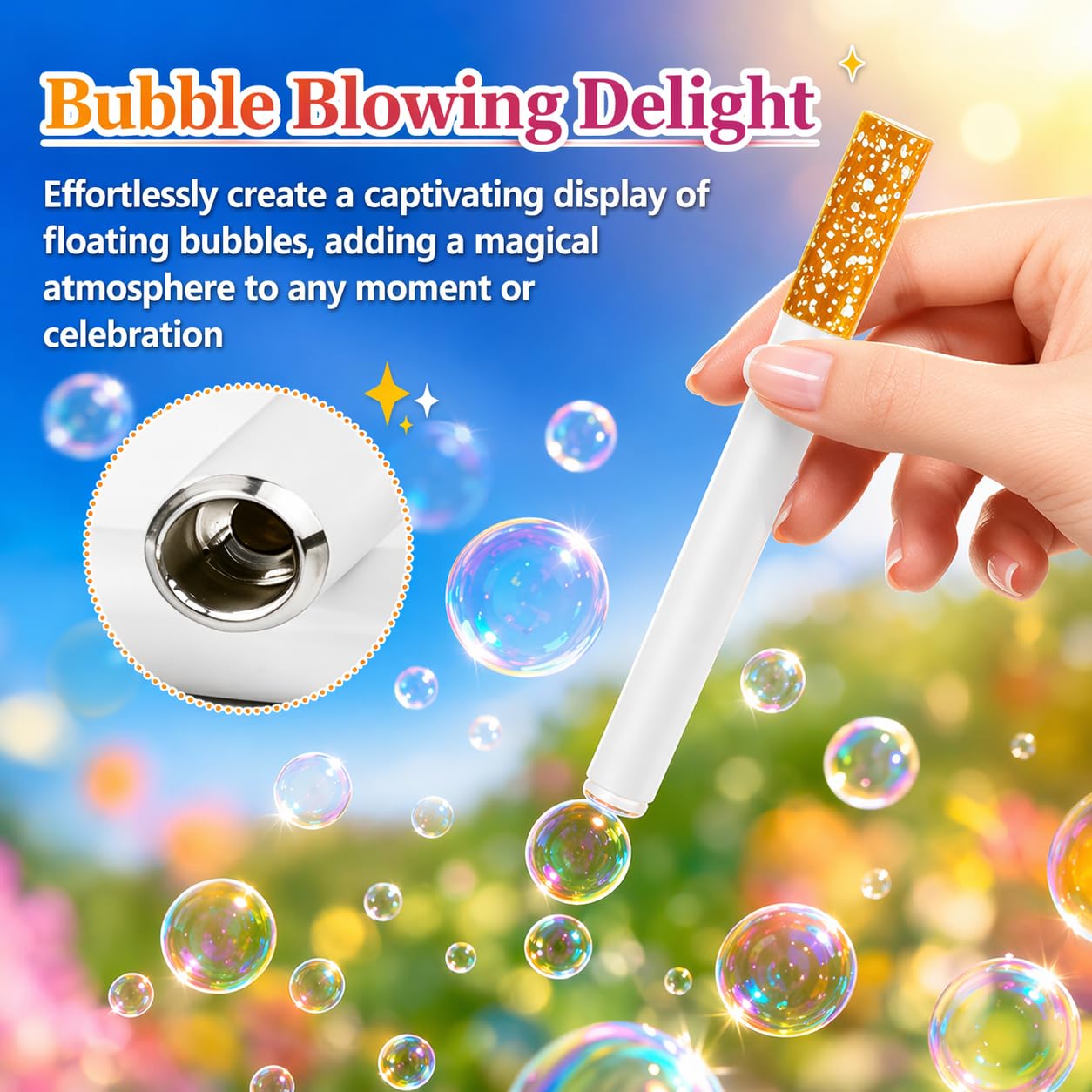 2 Stück Seifenblasen Zigaretten-Spielzeug, Bubble Puff Cigarettes for Party & Cosplay, Bubble Puff Zigaretten Toy, Novelty Gifts for Parties