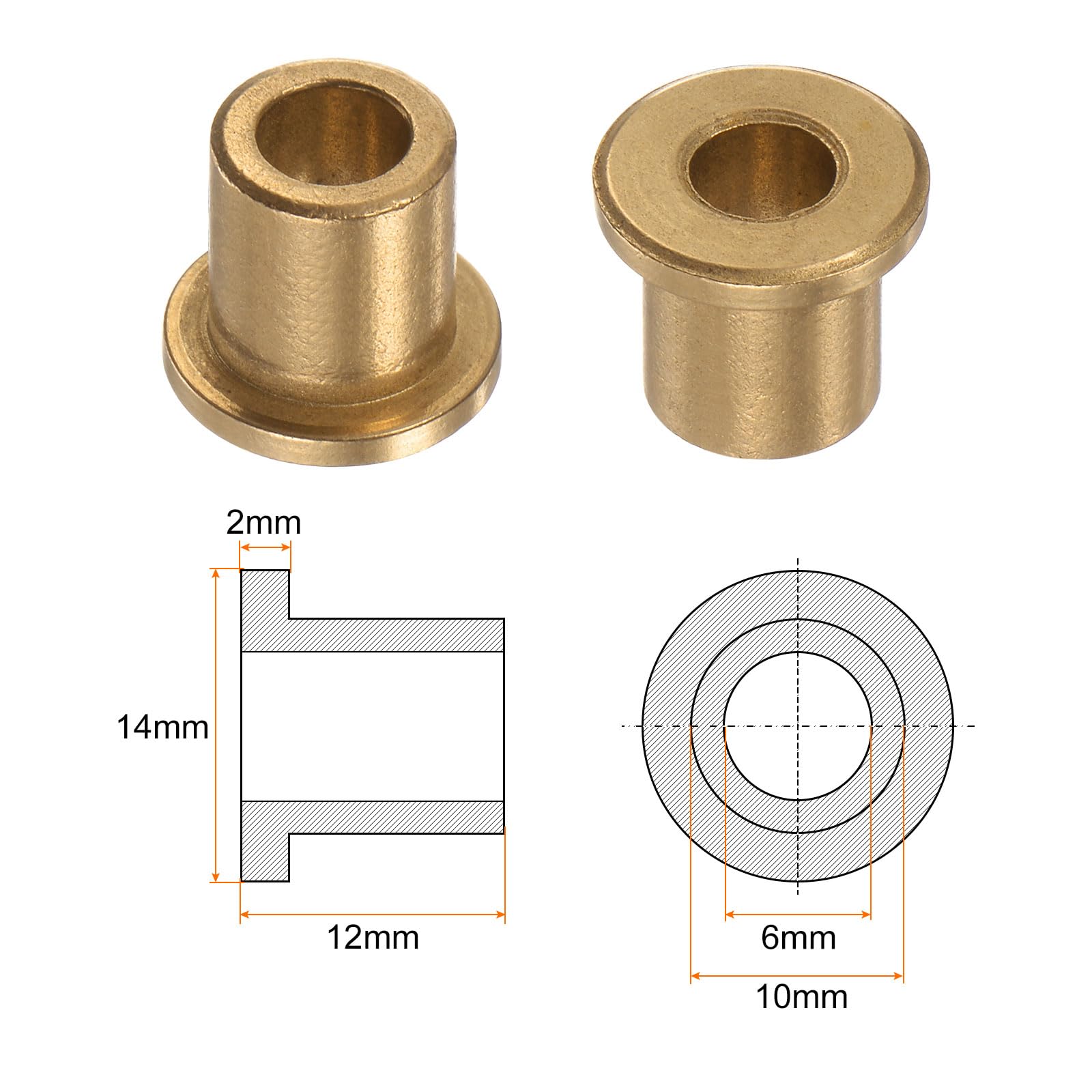 Bronze Flange Bearings - Industrial Bushings -2