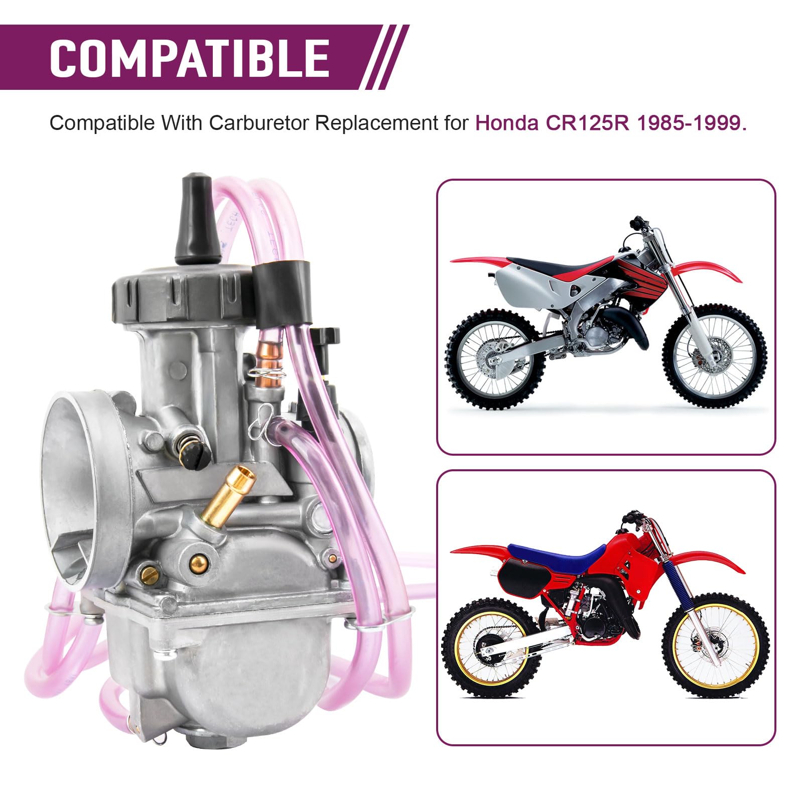 Amazon | ホンダCR125 CR125 CR 125 CR125R 35mm用キャブレター交換用 