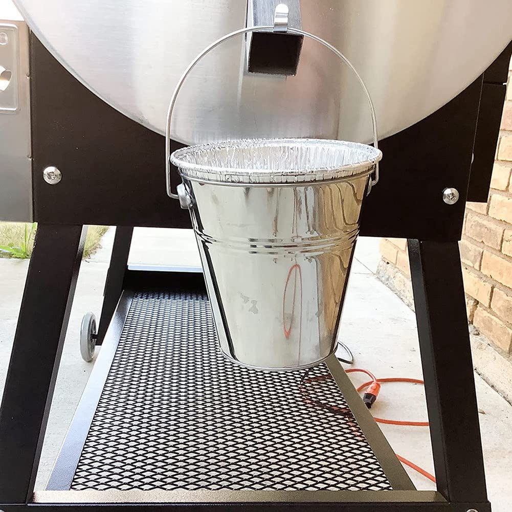 Sacchetti usa e getta per secchio di grasso, adatti per pellet a legna e barbecue, accessori per grill, confezione da 12