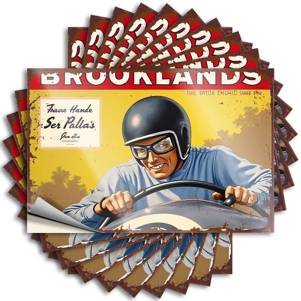 Racing Legend: The Spirit of Brooklands Fun Stuff Cool - Quote Door Waterproof Decal(8X12CM)