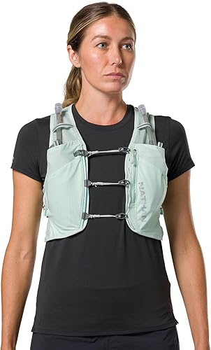 Miniatura 5 de Nathan Chaleco de hidratación para mujer, malla ligera, transpirable, frascos de 2 x 14 onzas, vejiga de 2 litros, chaleco reflectante, brisa