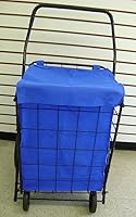 Vista 2 de RoyalCraft Shopping CART Liner Insert (Blue) Water Proof with Cover.