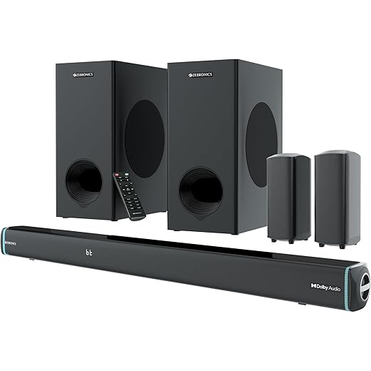 ZEBRONICS Juke BAR 9552 Dolby Audio Dual Wireless Subwoofer