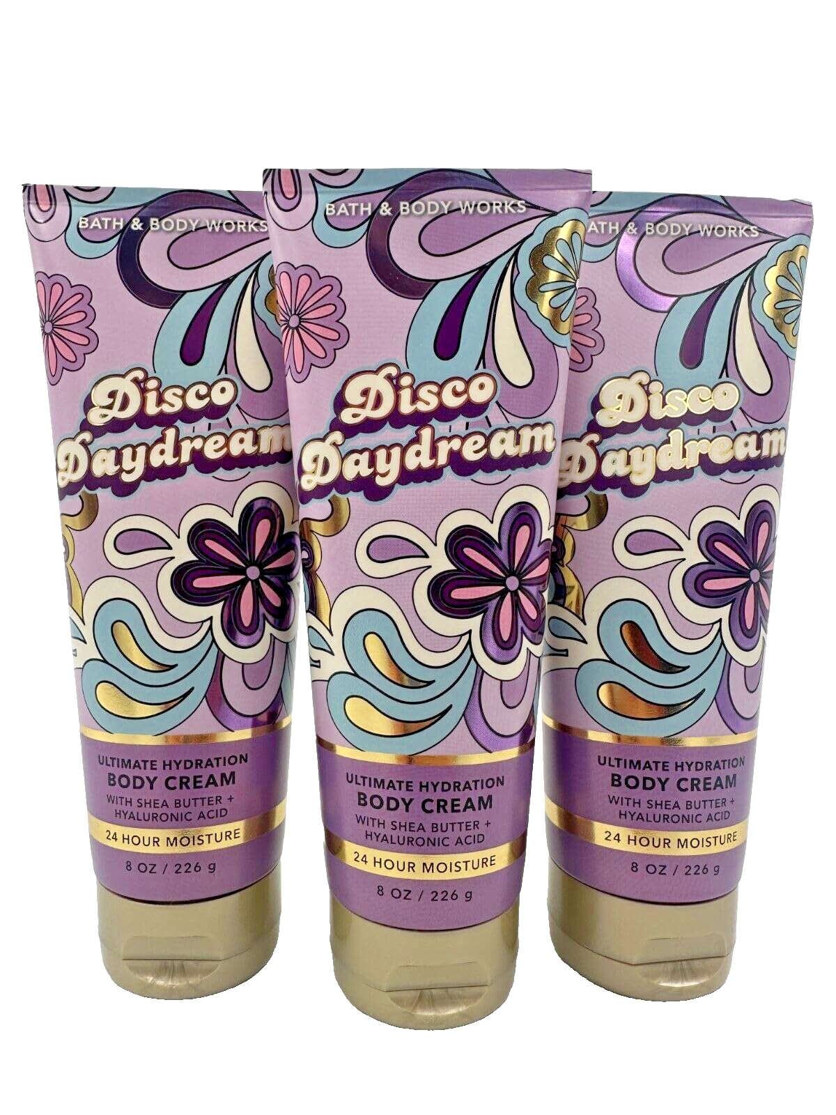 3 Disco Daydream ULTIMATE HYDRATION BODY CREAM LOTION bath and body 8 oz