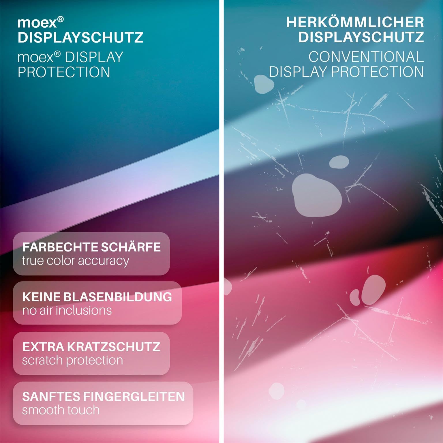 EbestStar Panzerglas Für Sony Xperia L3 (2019) – 3er Pack, 9H Härte, HD Klar, Kratzfest