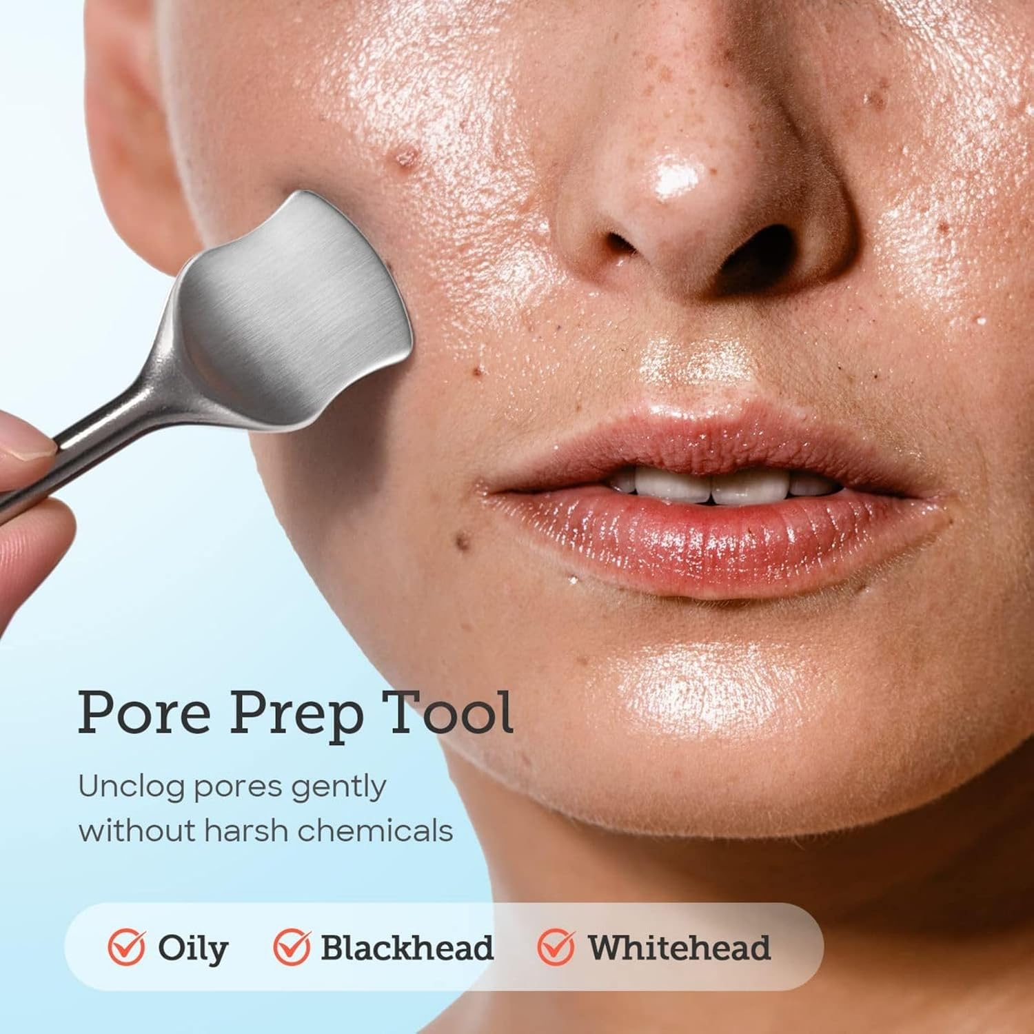 Professional Comedone Extractor For Whitehead And Blemish Removal Stainless Steel Blackhead Extractions Tool