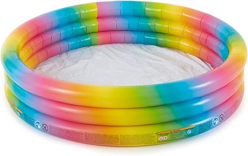 Miniatura 4 de Intex 58449EP - Piscina inflable circular de 3 anillos para niños de 2 años o más con parche de reparación