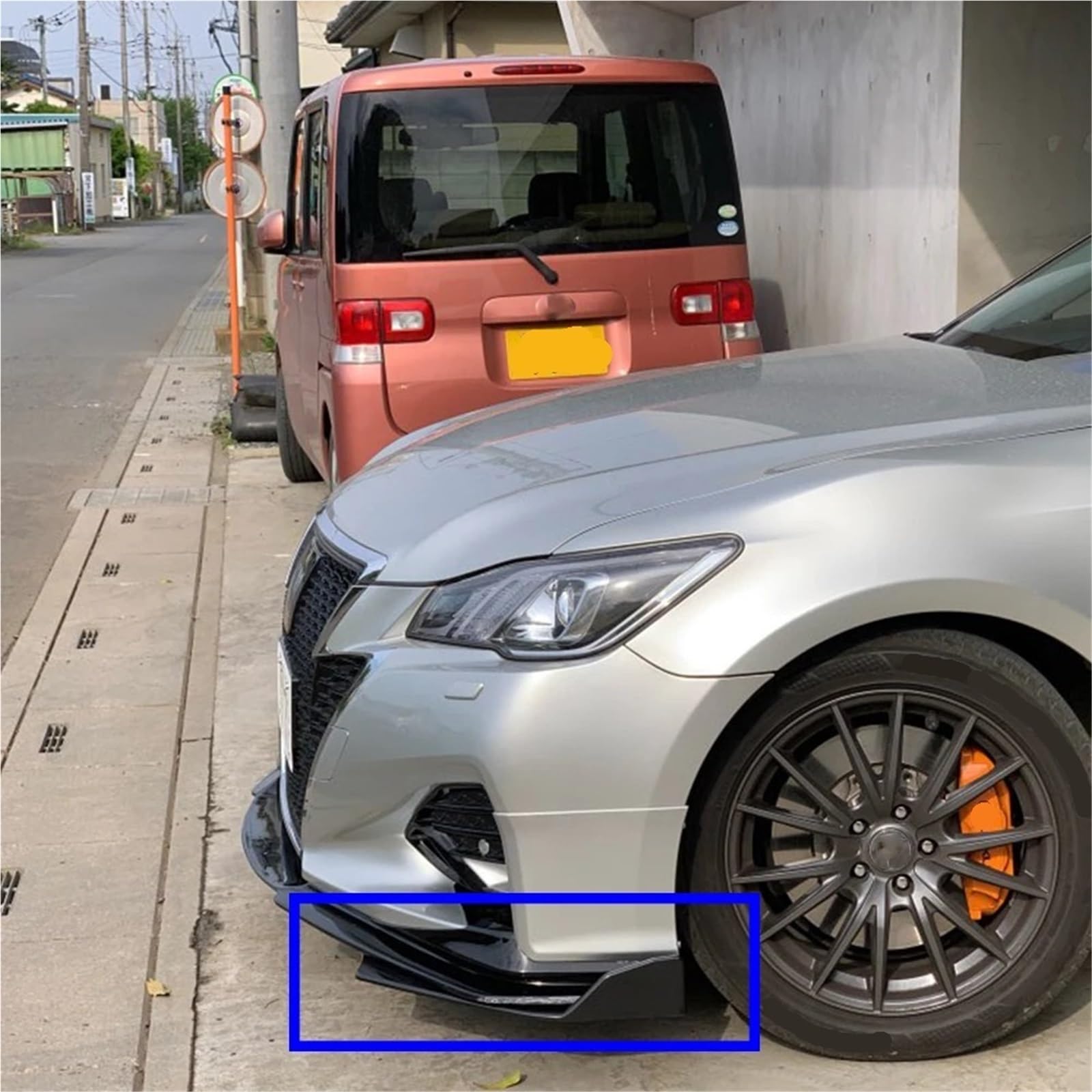 Heckspoiler des Autos Universal Spoiler Schaufeln Front Stoßstange Deflector Lip Splitter Kratzfest Wing Canard Schutz Sport Heckspoiler(Carbon)