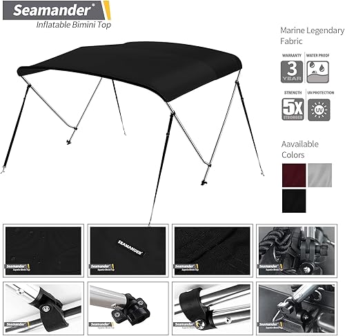 Miniatura 2 de Seamander Bimini - Cubierta para barco inflable con accesorios de montaje