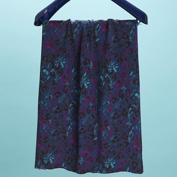 Minerva Exclusive Boudoir Bouquet Loop Back French Terry Stretch Knit Fabric - per Yard