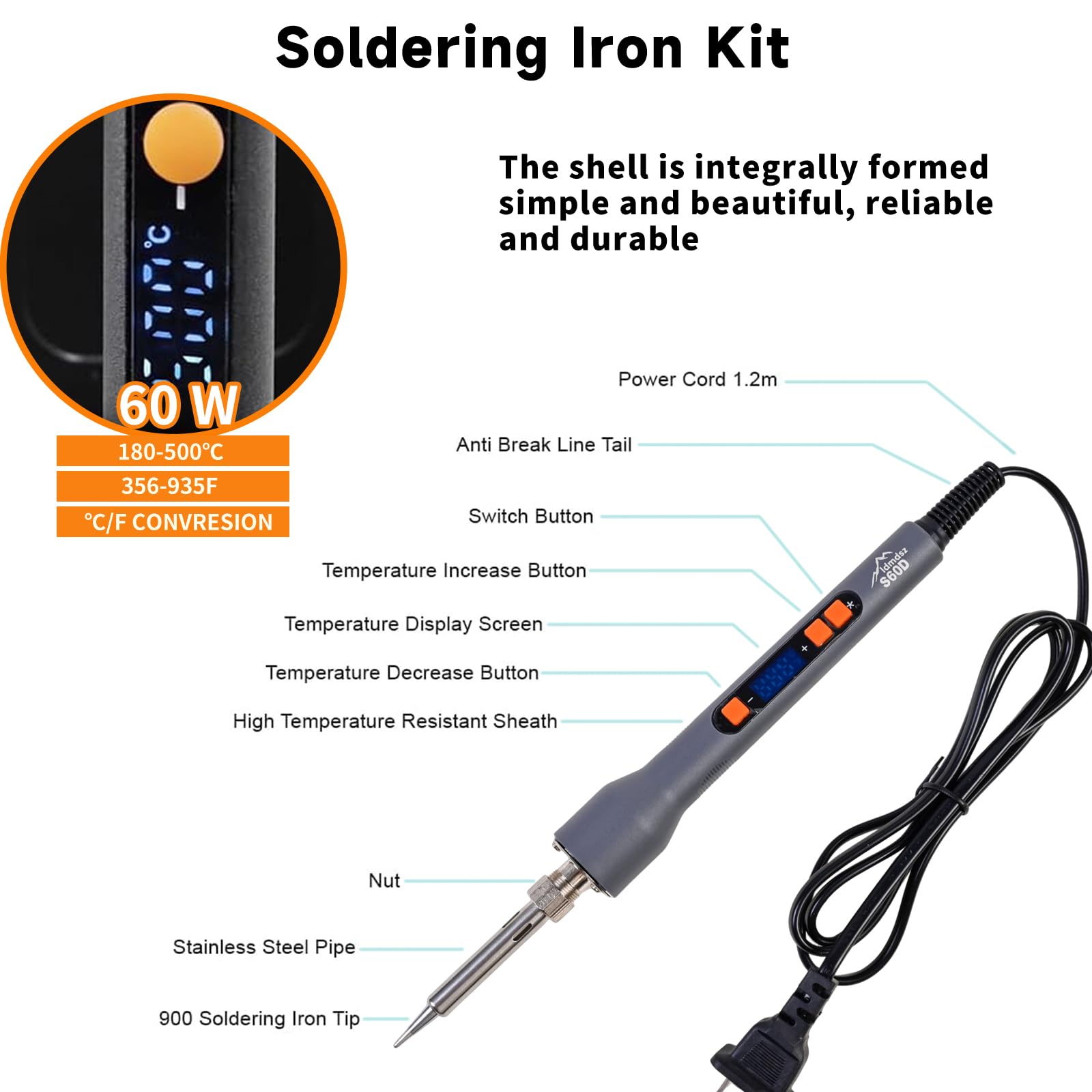 Soldering Iron Heat Set Insert Kit - 3D Printing -3 Soldering Iron Heat Set Insert Kit - 3D Printing -3
