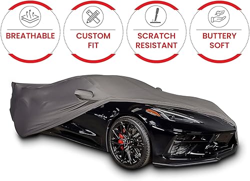 Miniatura 2 de C8 Corvette - Funda para interior de automóvil Ultraguard Stretch Satin  El mejor ajuste personalizado para 2020-2024 Stingray, Z06, Z51, E-Ray